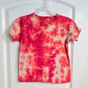 Hand Crafted Tie Dye Kids Small Tee Shirt